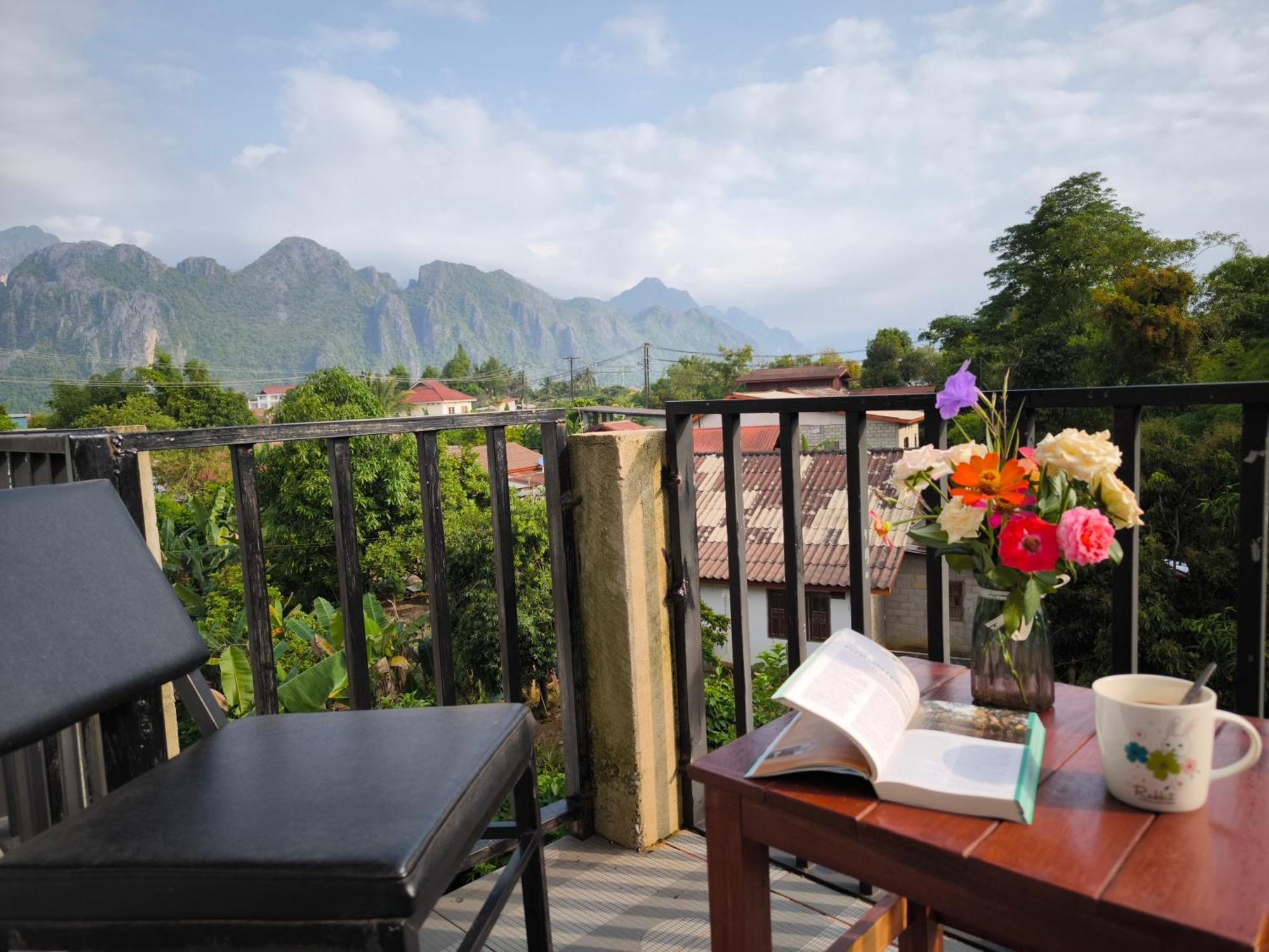 Dok Champa Resort Vang Vieng Eksteriør billede