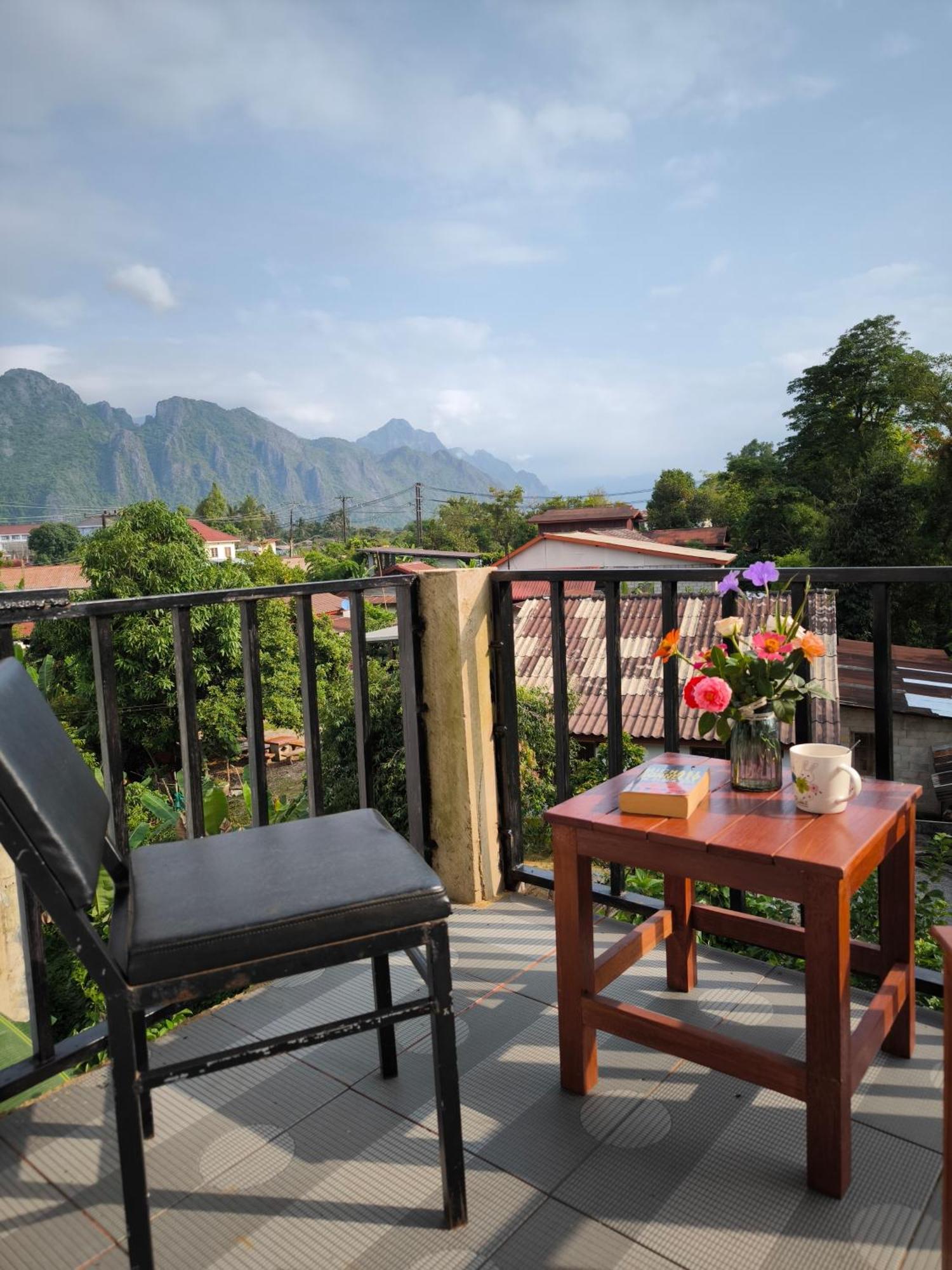 Dok Champa Resort Vang Vieng Eksteriør billede