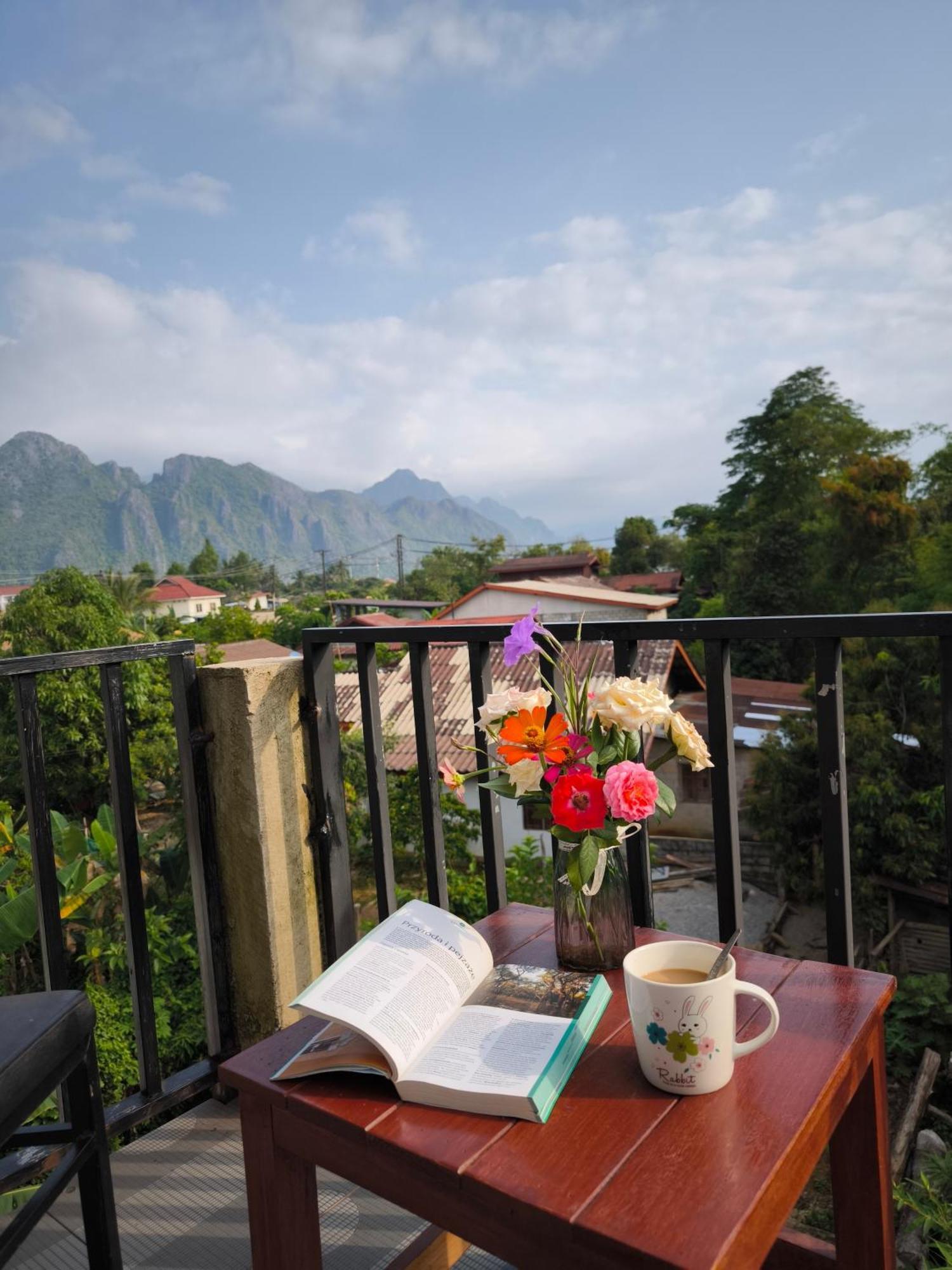 Dok Champa Resort Vang Vieng Eksteriør billede