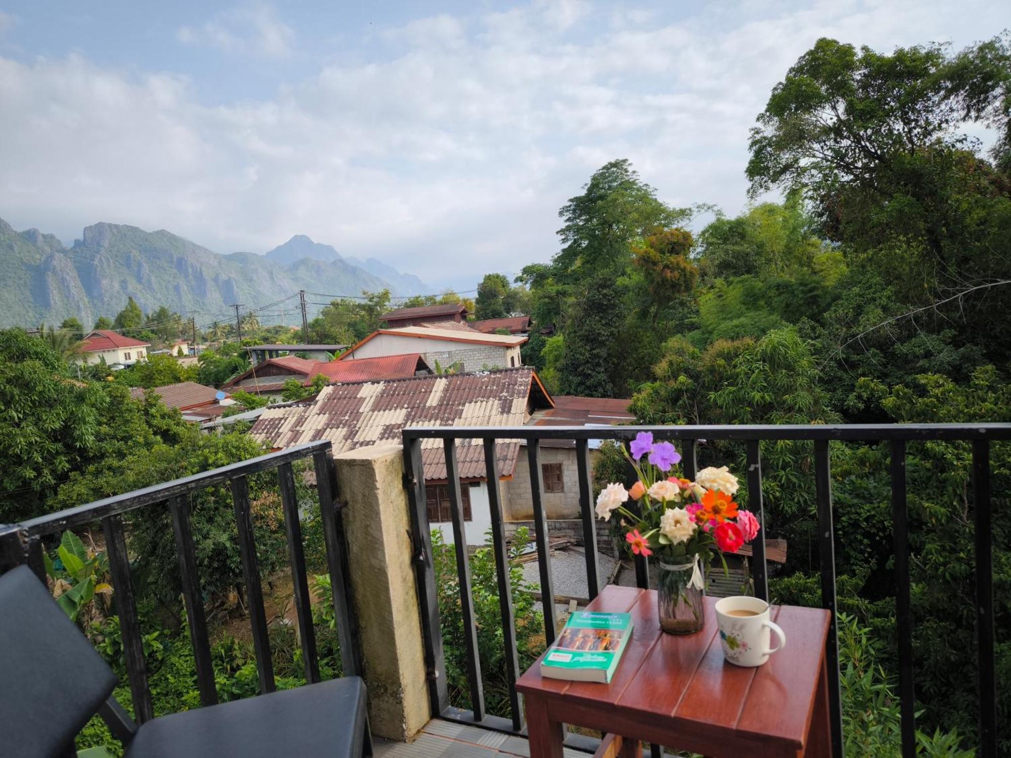 Dok Champa Resort Vang Vieng Eksteriør billede