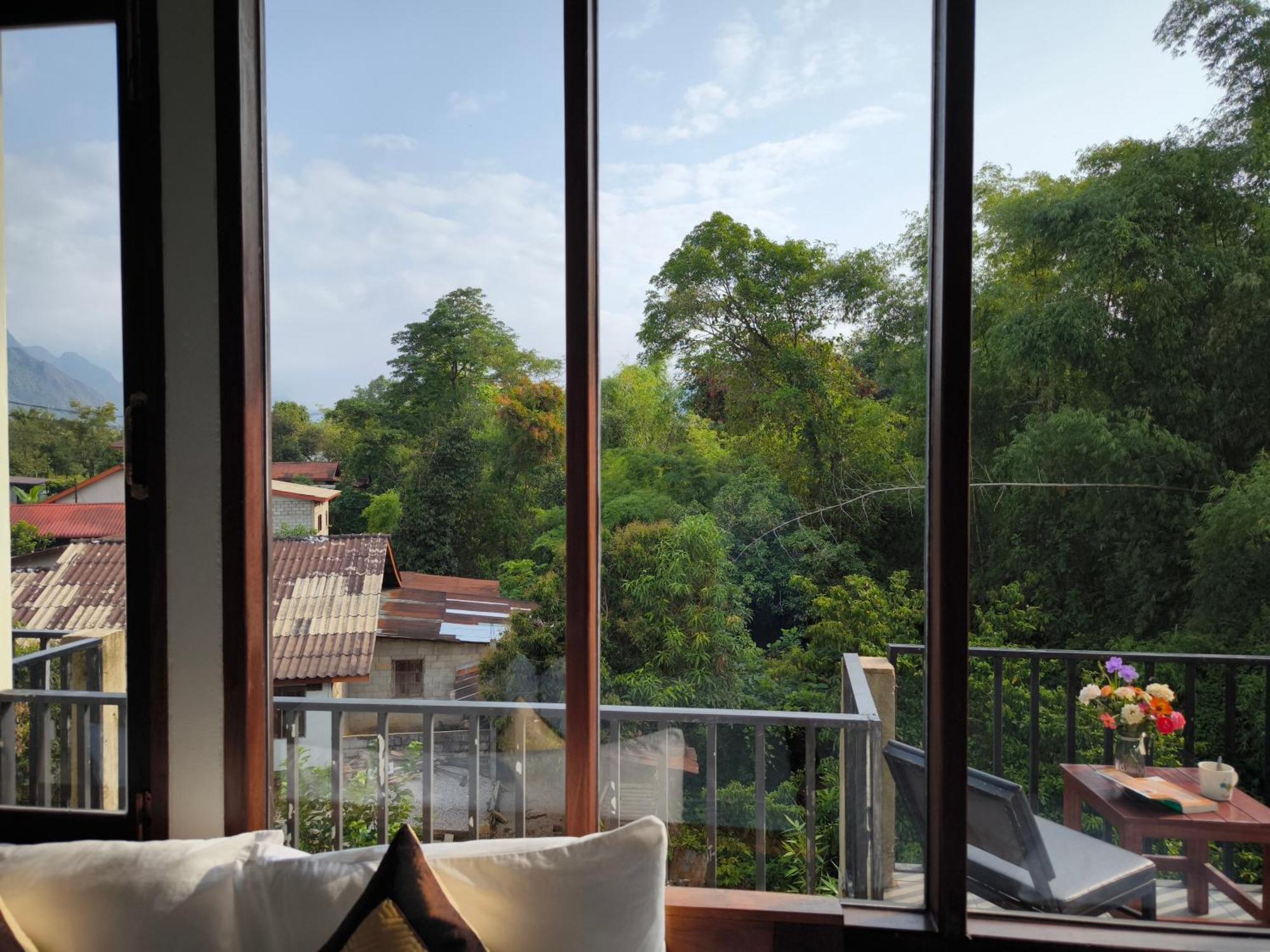 Dok Champa Resort Vang Vieng Eksteriør billede
